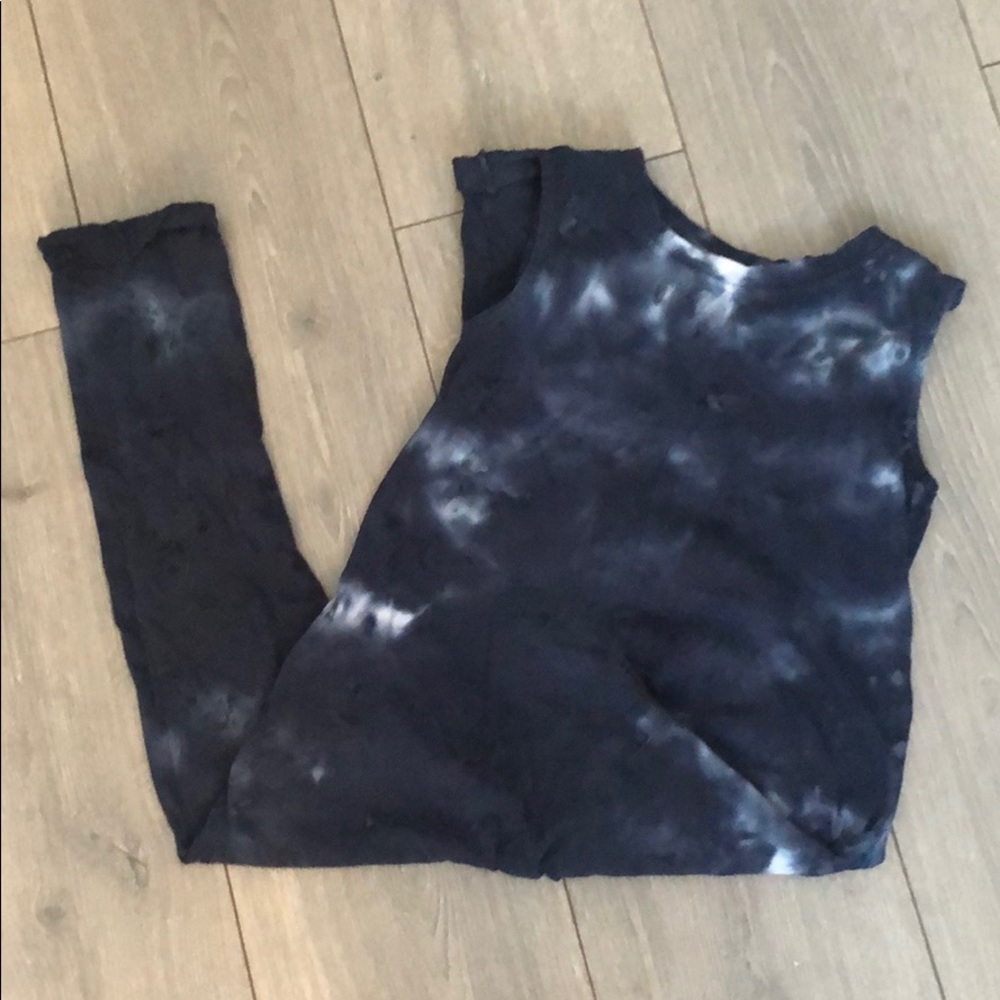 Art Class distressed romper